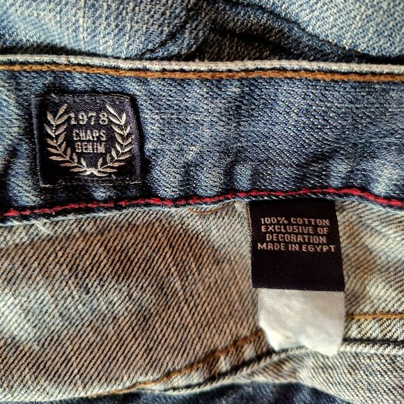 Chaps Jeans Men’s 38x27 Blue Straight Fit Denim - Picture 4 of 4